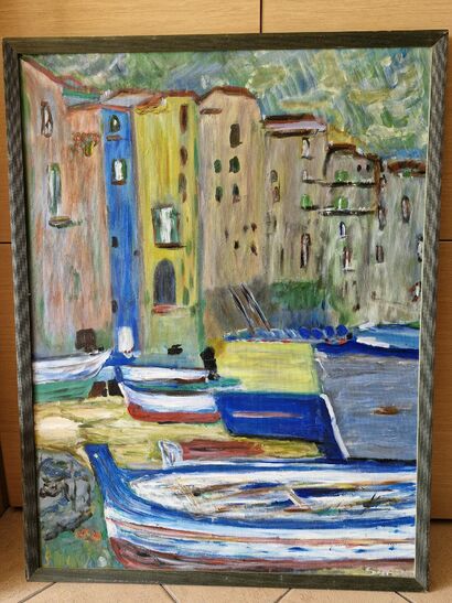 Il Porto - a Paint Artowrk by Santo Manoli